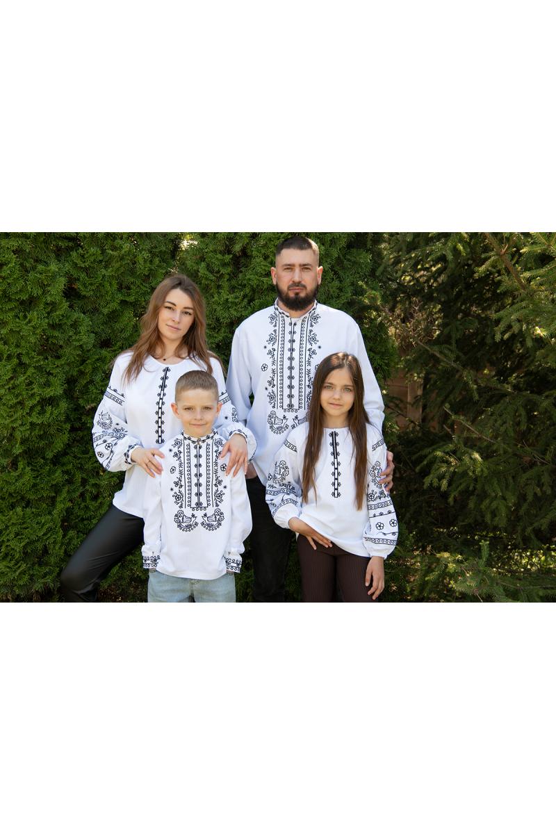 Вышиванка женская, белая 301072193-001