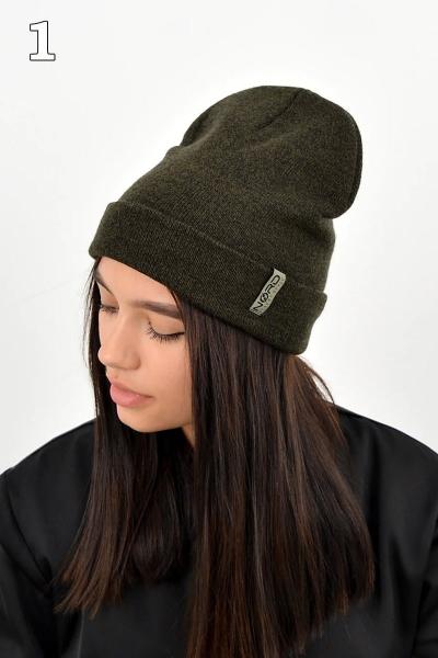 Шапка чулок NORD, хаки 041017-022