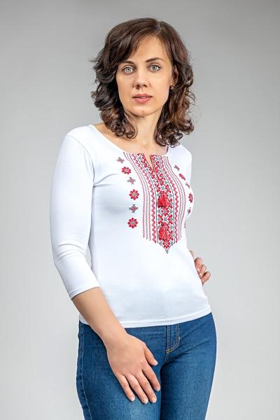 Вышиванка женская, белая 300998304-001