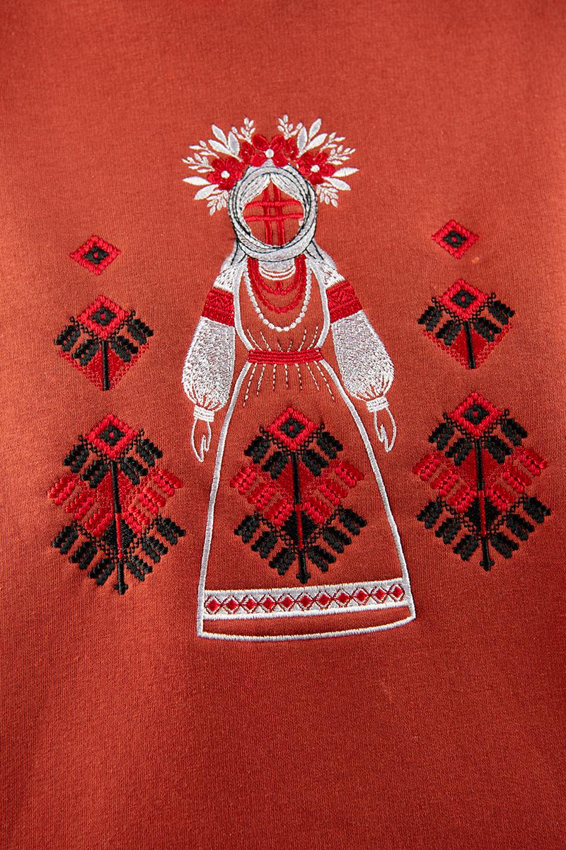 Жіночий худі, теракотовий 400822204-301