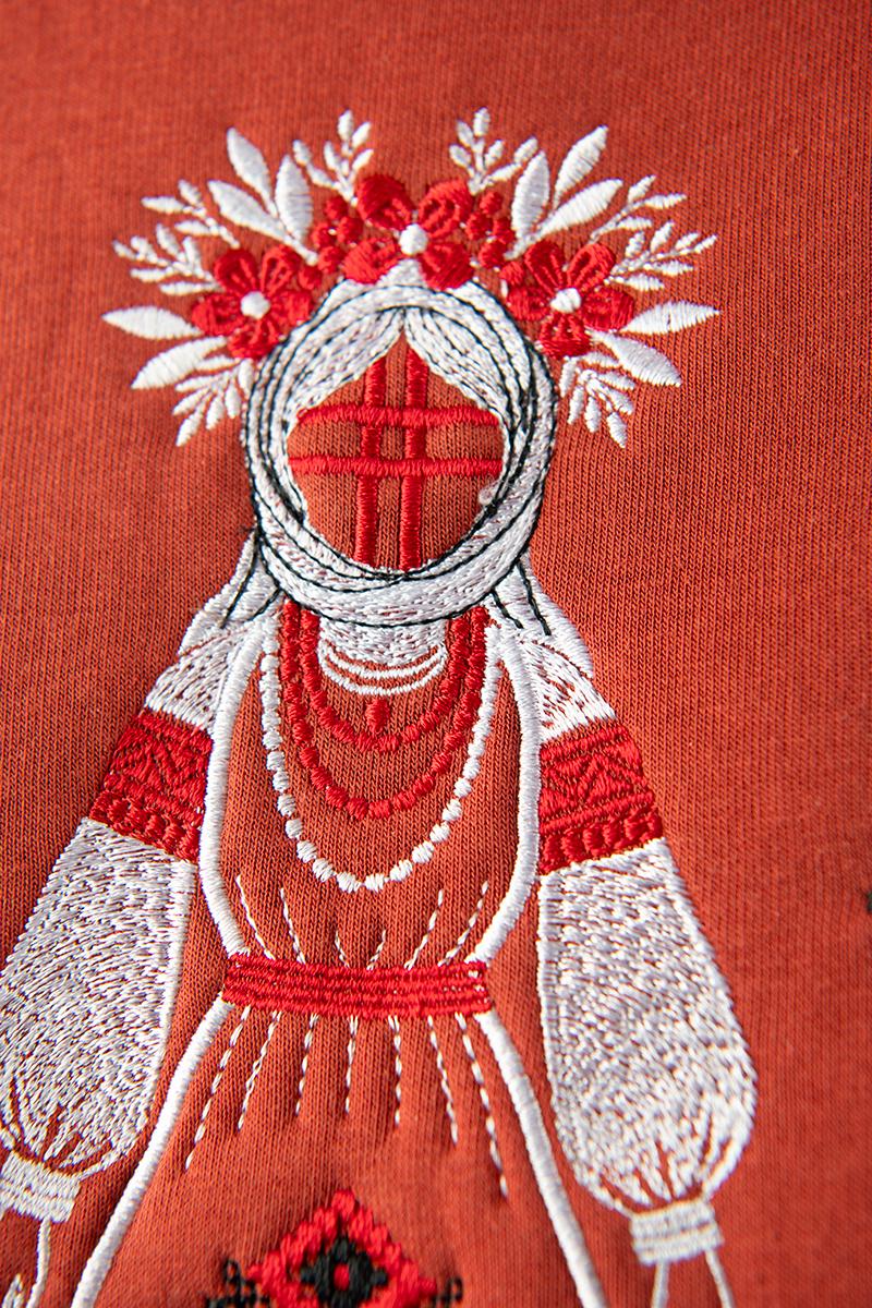 Жіночий худі, теракотовий 400822204-301