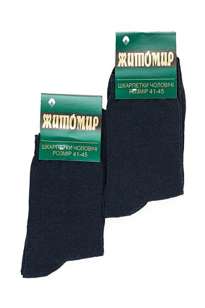 Носки мужские высокие, темно-синие 82423-040