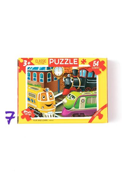 Пазлы детские 54 элемента 15,5*11,5, желтые 80962