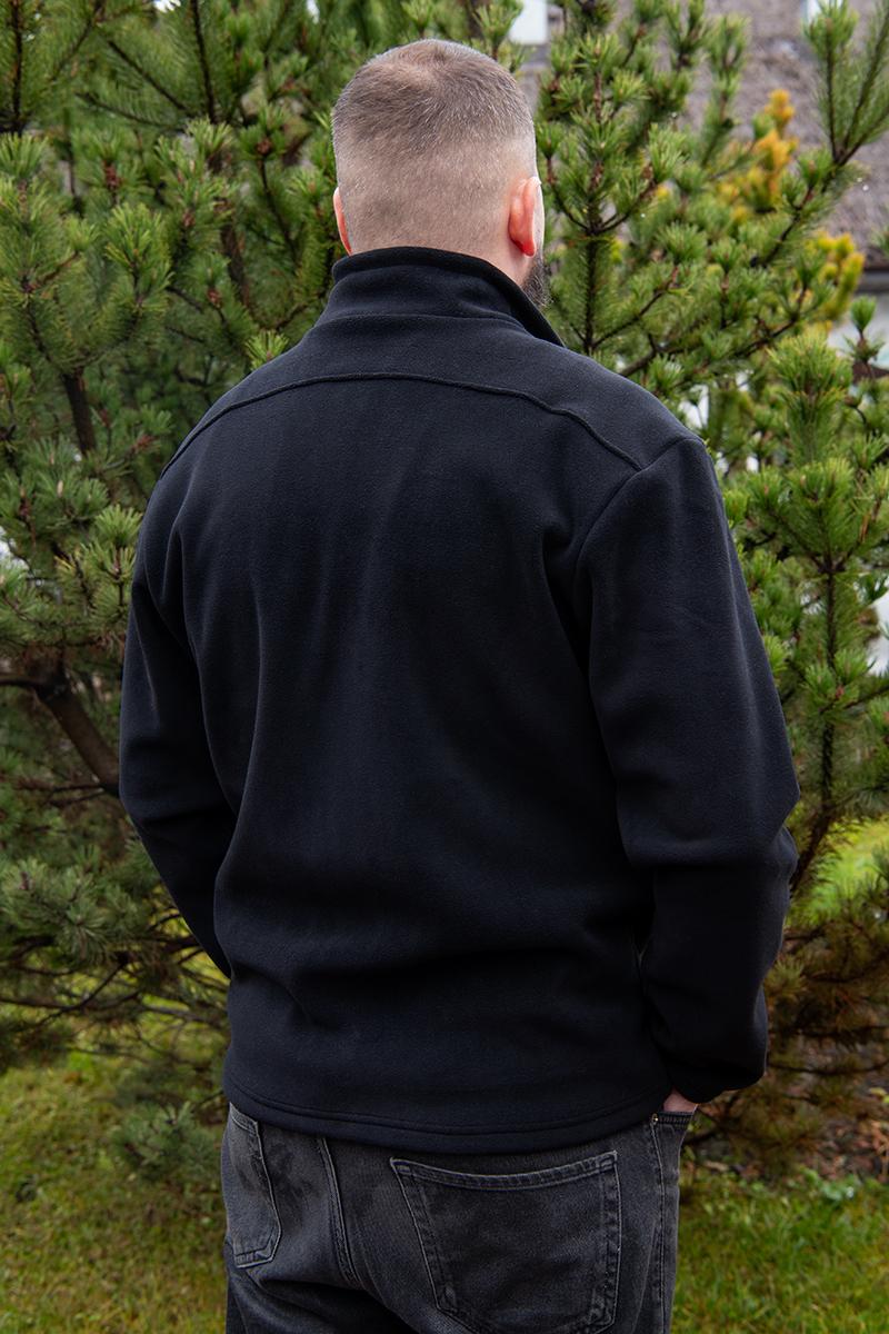 Флисовая кофта мужская, черная 480925903-002