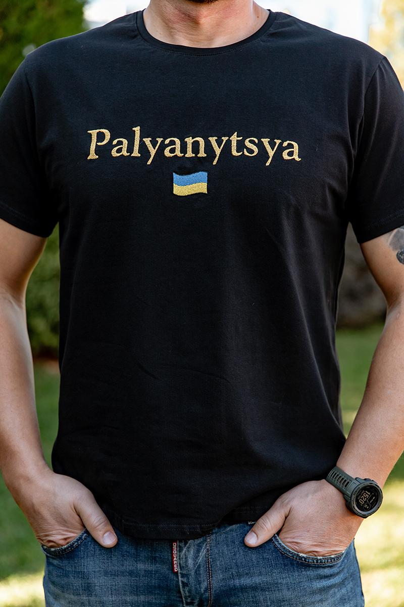 Футболка з вишивкою Palyanytsya, чорна 480805111-110