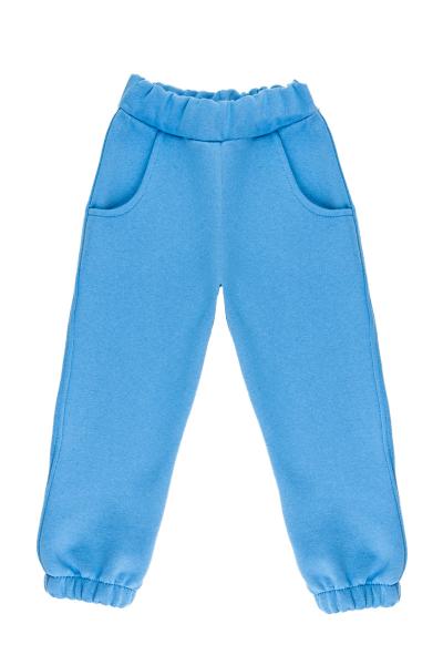 Детские теплые штаны, голубые 030366204-026