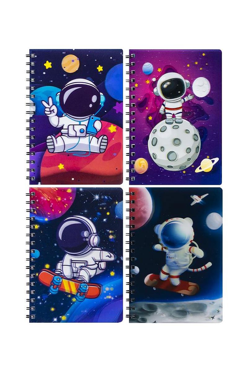Блокнот детский с голограммой, 80л клетка 541113300