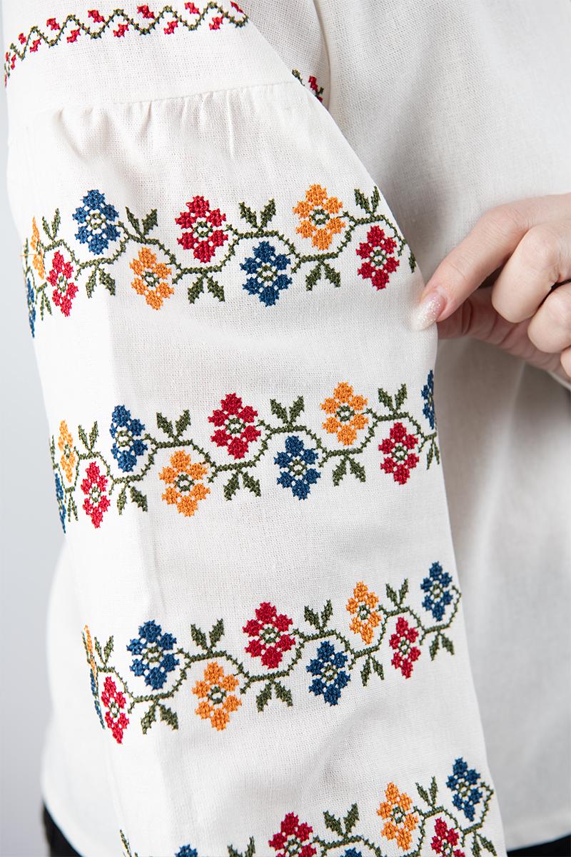 Вишиванка жіноча, молочна 301065193-035