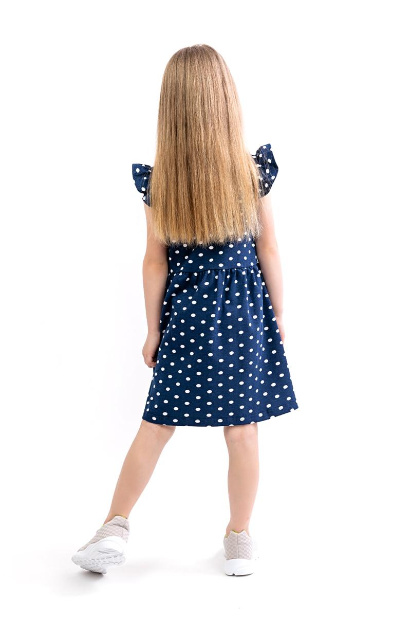 Платье для девочек, темно-синее 180672146-040