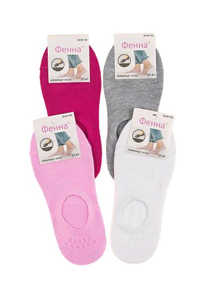 Носки следы ФЕННА, розовые 030ж-005