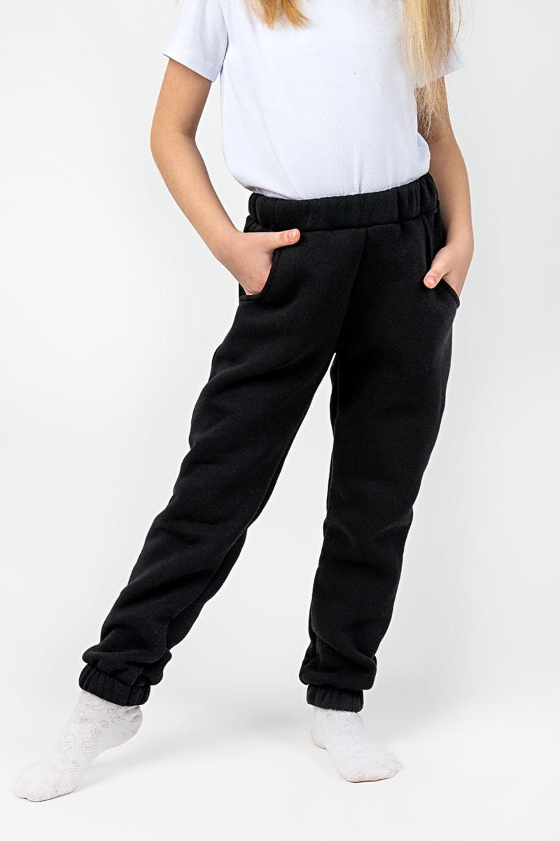 Дитячі теплі штани, чорні 030366204-002