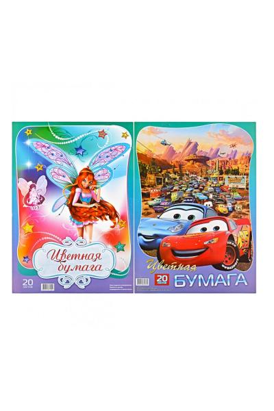 Папір кольоровий 20 аркушів, асорті 918805480-000