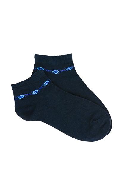 Носки женские укороченные, темно-синие 603004026-040