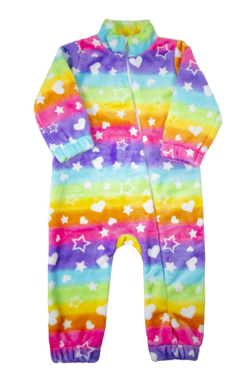 Теплый комбинезон для малышей, радужный 060301505-244