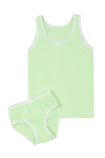 Подивитись Комплект дитячий труси + майка, салатовий 120150101-028 Комплект дитячий труси + майка, салатовий 120150101-028