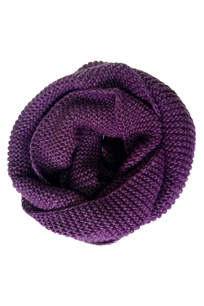 Снуд-шарф женский, фиолетовый 043200200-158