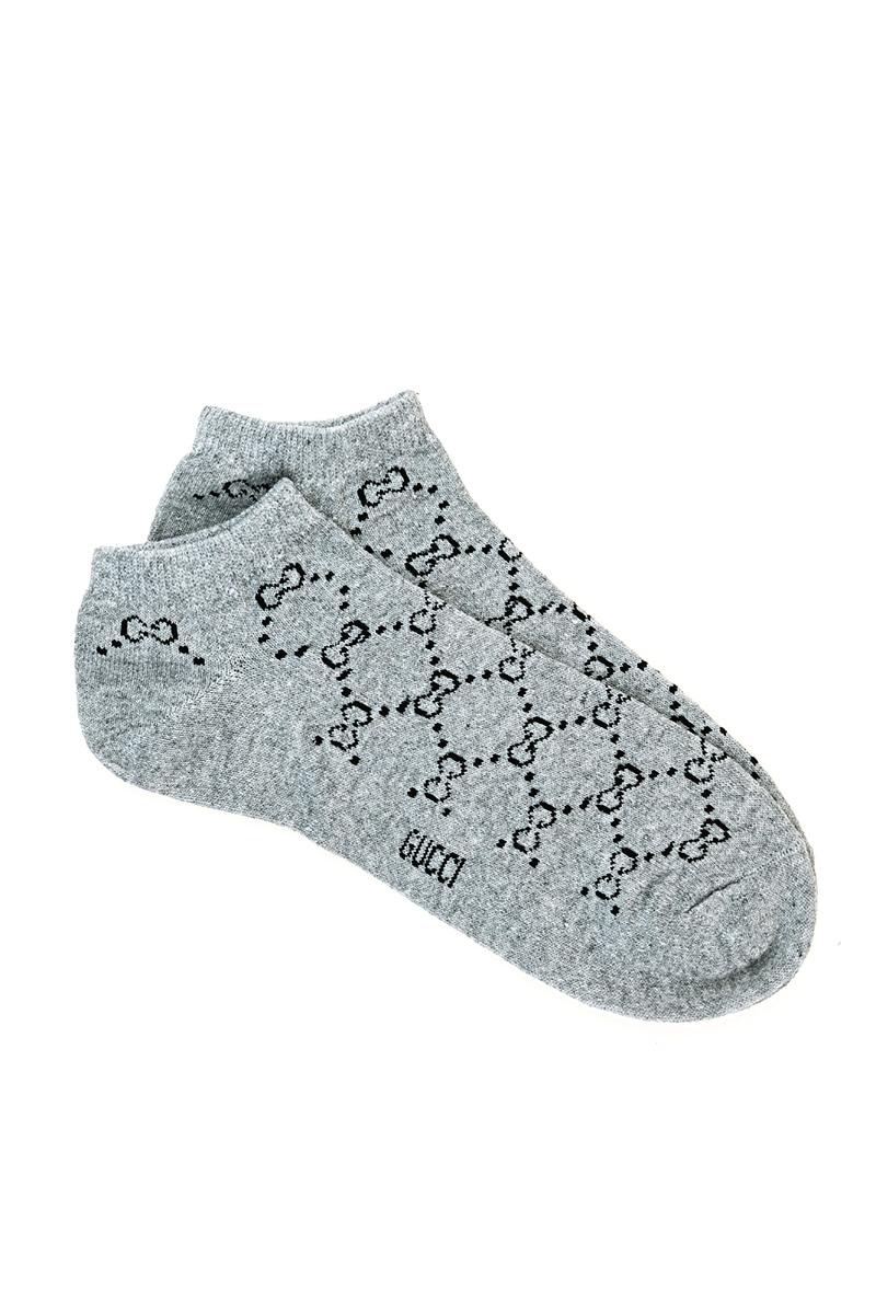 Шкарпетки чоловічі укорочені, сірий меланж 20012687-027