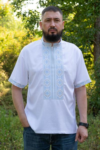Вышиванка мужская, белая 470155193-001