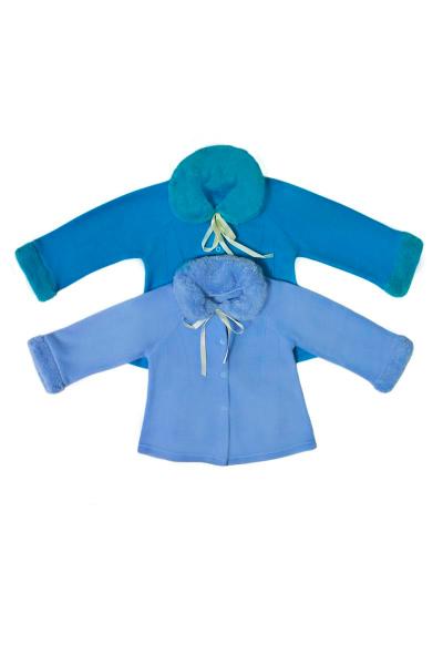 Пальто детское, бирюзовое 050052901-019
