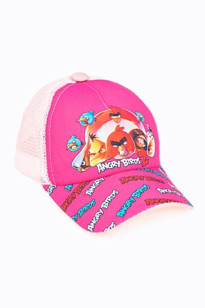 Кепка для девочки, розовая 046014500-005