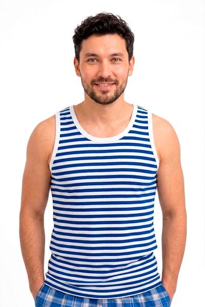 Майка мужская, синяя 490571103-020