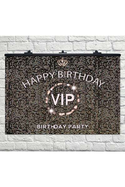 Плакат 75*120, Happy Birthdаy VIP 950722