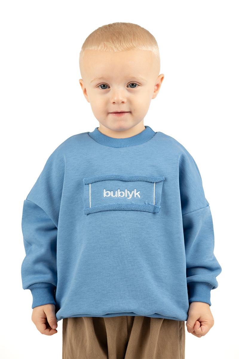 Свитшот детский, джинсовый 230846237-017