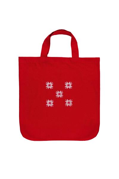 Сумка еко, Візерунок, червона 800843241-007