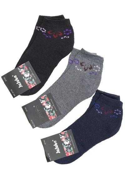 Носки женские с махрой, черные 600115-002