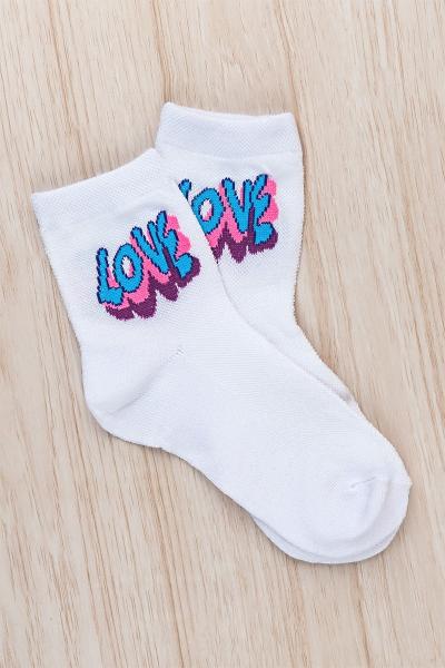 Шкарпетки для дівчаток, білі 6020009205-001