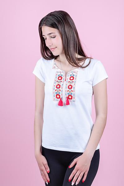 Посмотреть Вышиванка женская, белая 300999111001(44) Вышиванка женская, белая 300999111001(44)