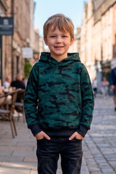 Світшот для хлопчика, зелений 230854170-046