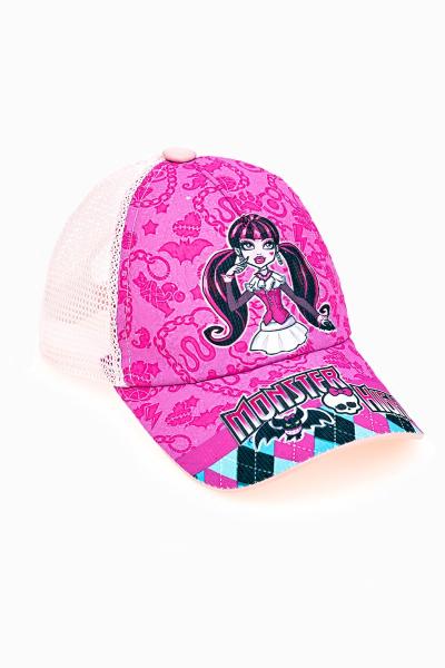 Кепка для девочки, розовая 046014600-005