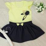 Платье детское, желтое 180642114-012