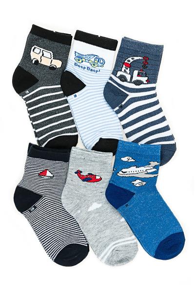 Шкарпетки для хлопчиків, асорті 602036614-000