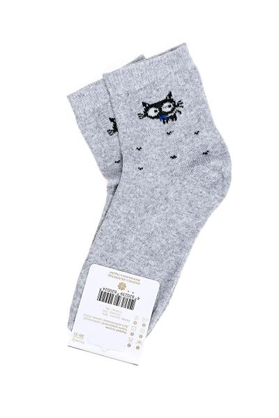 Шкарпетки підліткові для дівчаток, сірий меланж 600028-027
