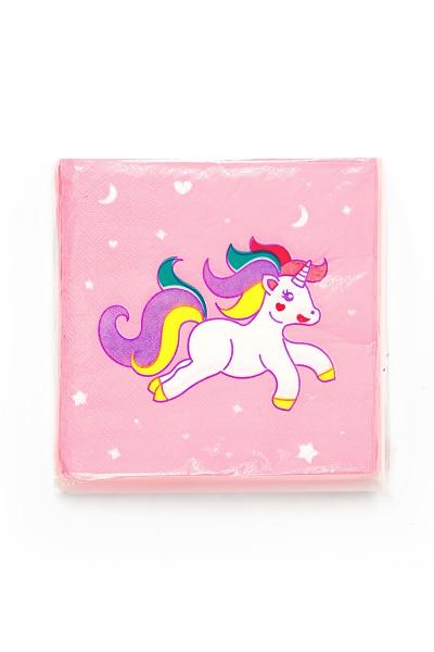 Салфетки, розовые 9512