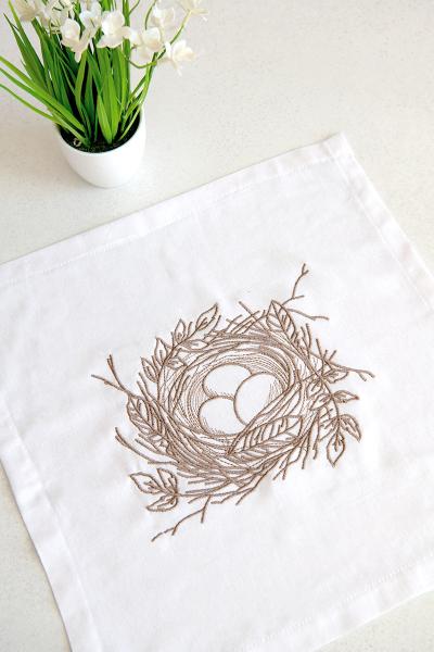 Серветка пасхальна, біла 150204193-001