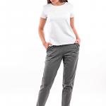 Жіночі спортивні штани, сірий меланж 310802170-027