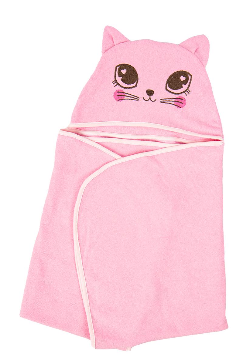 Уголок-пеленка с вышивкой, розовый 150134605-005