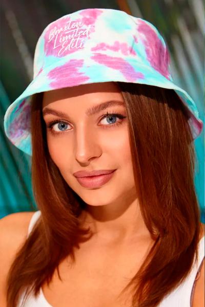 Посмотреть Панамка детская для девочек, бирюзовая 040114800-019 Панамка детская для девочек, бирюзовая 040114800-019