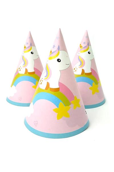 Колпак праздничный Единорог, розовый 950512