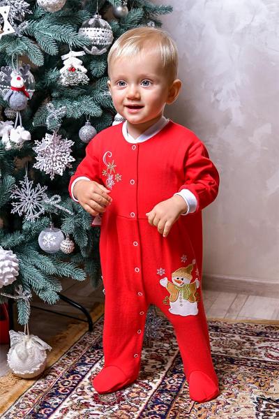 Посмотреть Комбинезон ясельный, красный 060121201-007 Комбинезон ясельный, красный 060121201-007