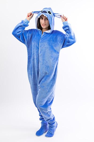 Комбінезон жіночий Кігурумі (Стіч), блакитний 350363501-016