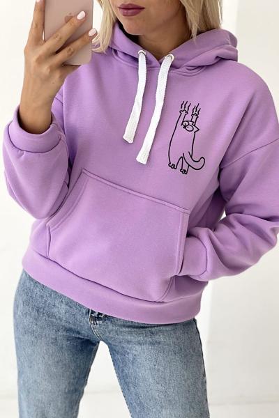 Худі жіночий, ліловий 401155-011