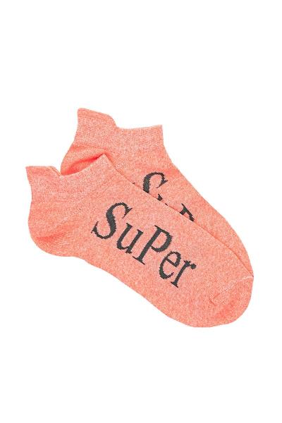 Носки женские укороченные, оранжевые 600019105-014