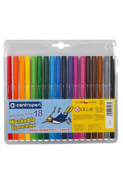 Фломастери 18 шт, ФЛОМІКИ 1587