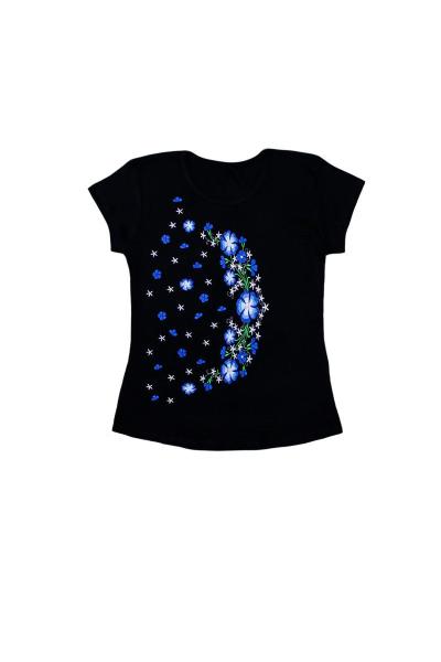 Вышиванка женская, черная 300995111-002(4)