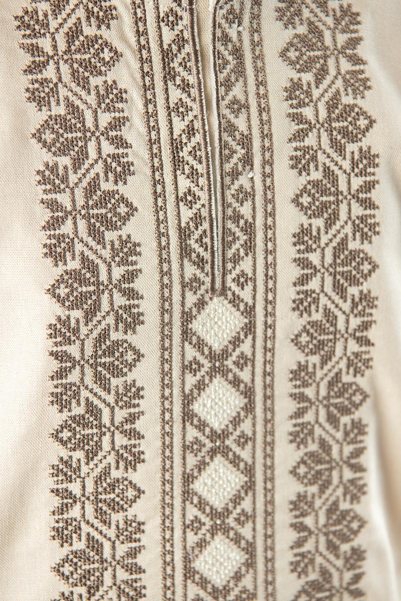 Вишиванка для хлопчиків, світло-бежева 210520193-045