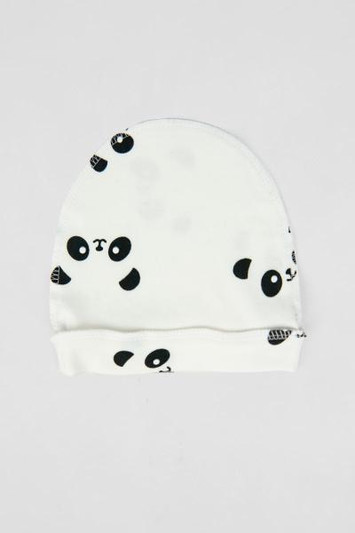 Шапочка для новорожденных, молочная 040104305-002